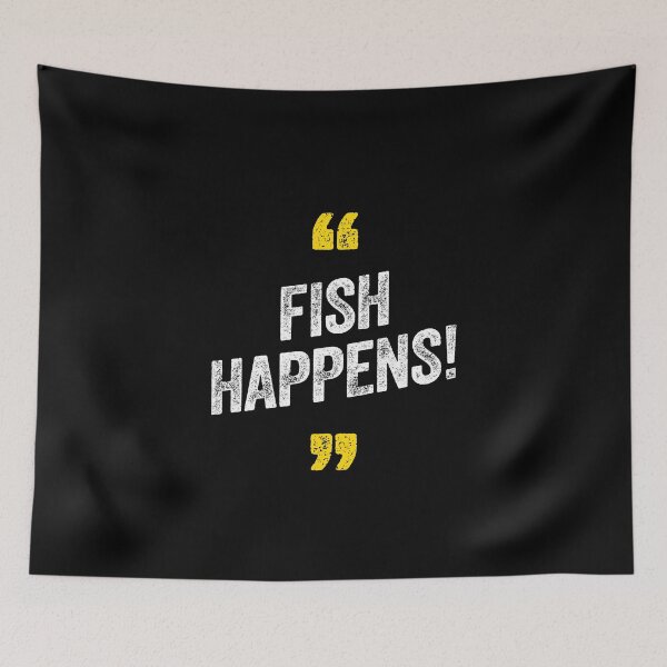 Item preview, Fish Happens Fishing Sea designed and sold by w1ckerman.
