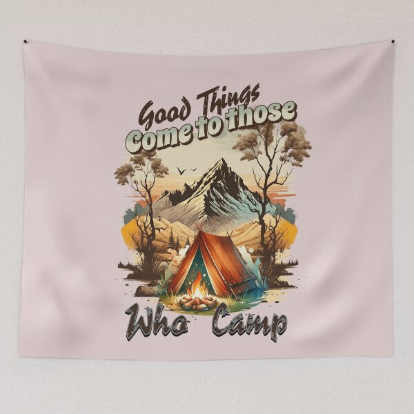 Item preview, Good things come to those who camp – Solo traveler – Brave wilderness – Strange wilderness – Wilderness first aid – Wilderness therapy – Wilderness tour – Wilderness island. designed and sold by JansenGS.
