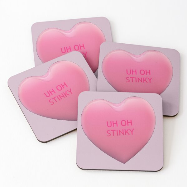 Item preview, Uh Oh Stinky Valentine's Day Heart designed and sold by Devo07.