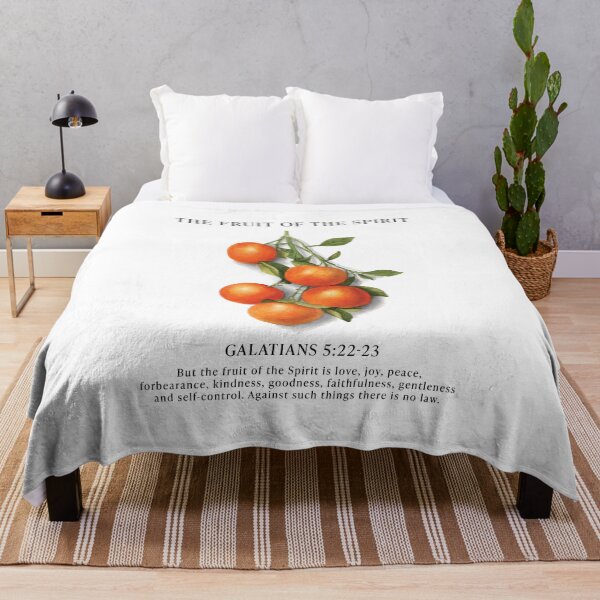 Item preview, Oranges Fruit Of The Spirit Vintage Illustration Bible Verse designed and sold by SavedThruFaith.