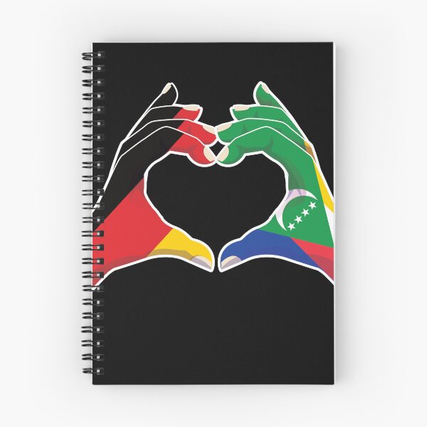Item preview, Comoros Comorian Germany German Love Heart Peace designed and sold by FlagX.