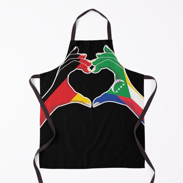 Item preview, Comoros Comorian Germany German Love Heart Peace designed and sold by FlagX.