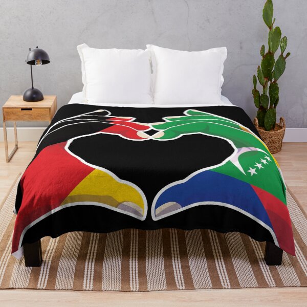 Item preview, Comoros Comorian Germany German Love Heart Peace designed and sold by FlagX.