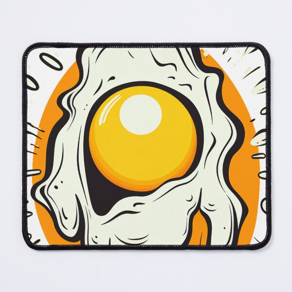 Item preview, Yolk-y Laughs: Adorable Fried Egg - A Breakfast Cartoon Delight designed and sold by griffinequals0c.