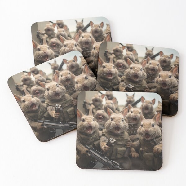 Item preview, Army of Adorable Bunnies designed and sold by CountinStars.