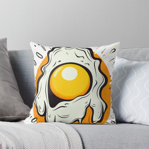Item preview, Yolk-y Laughs: Adorable Fried Egg - A Breakfast Cartoon Delight designed and sold by griffinequals0c.