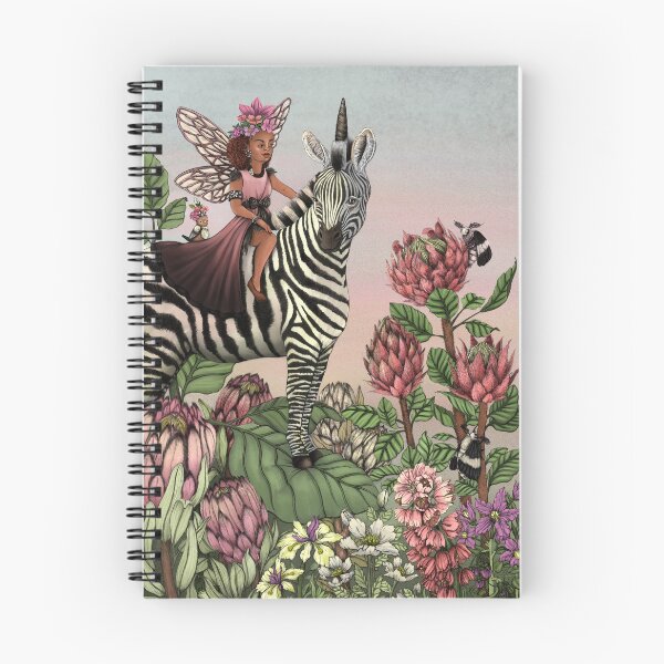 Item preview,  Arte floral del unicornio de la cebra del montar a caballo de hadas designed and sold by ReaDillo.