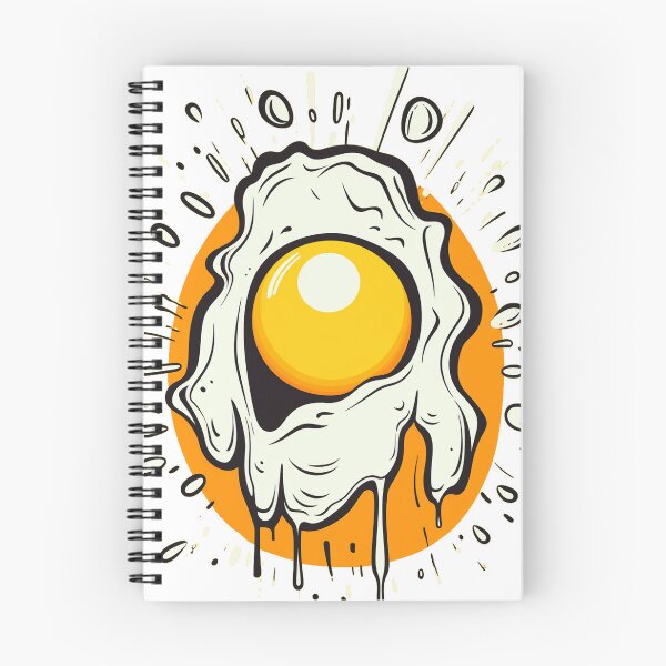 Item preview, Yolk-y Laughs: Adorable Fried Egg - A Breakfast Cartoon Delight designed and sold by griffinequals0c.