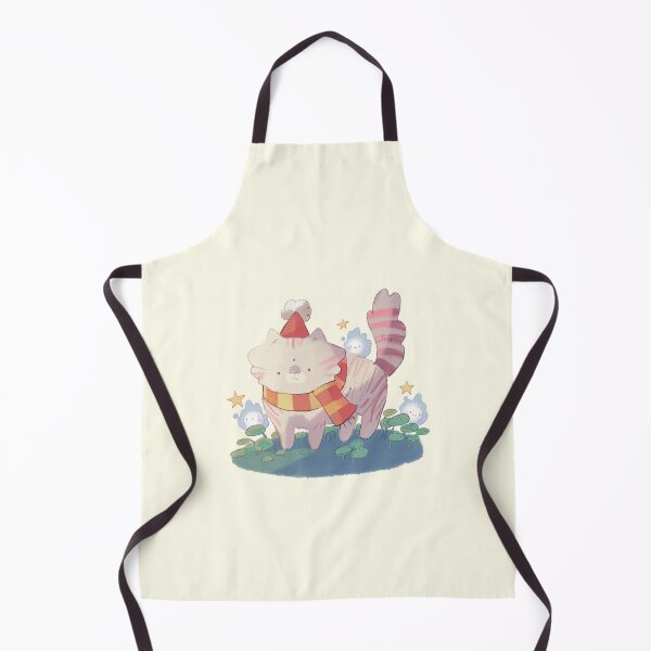 Item preview, Cute cat wearing scarf illustration designed and sold by Mayarart.