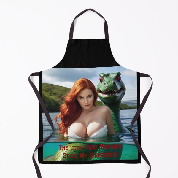 Item preview, Loch Ness Monster Stole My Girlfriend! designed and sold by FatCatStudios.