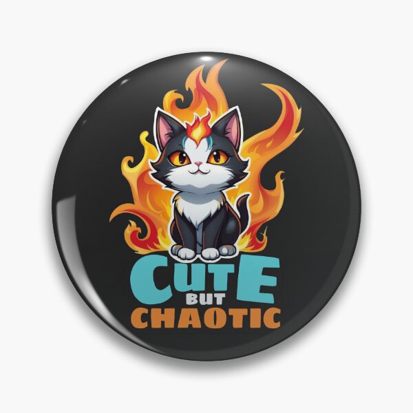 Item preview, Cute but Chaotic Cat designed and sold by Visual Stimulus.