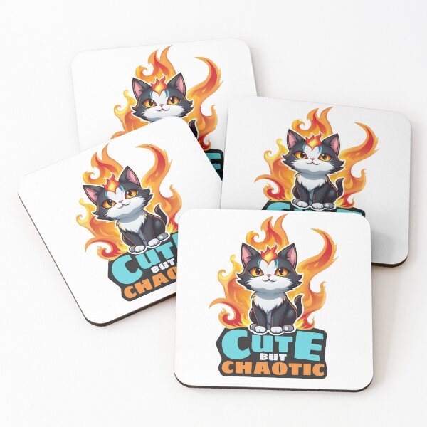 Item preview, Cute but Chaotic Cat designed and sold by Visual Stimulus.