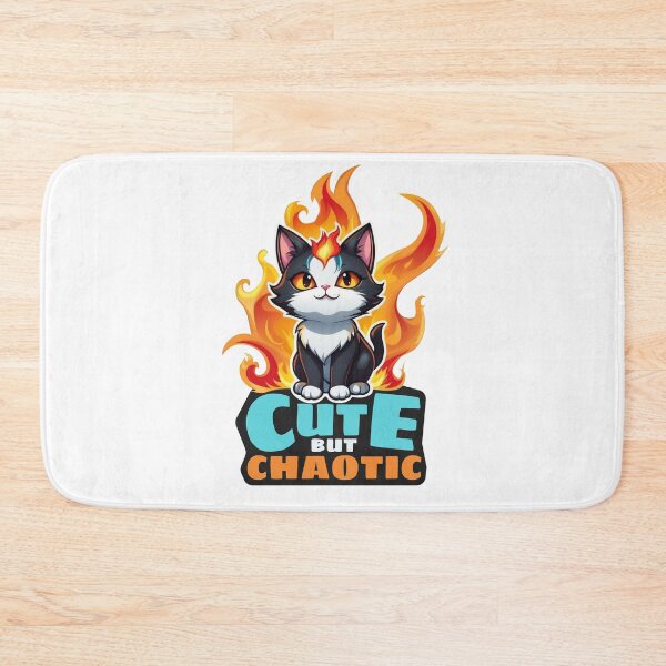 Item preview, Cute but Chaotic Cat designed and sold by Visual Stimulus.