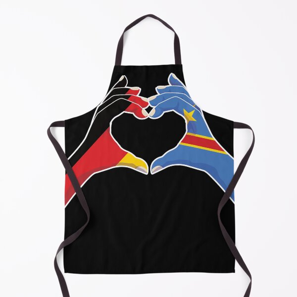 Item preview, Congo Congolese Germany German Love Heart Peace designed and sold by FlagX.