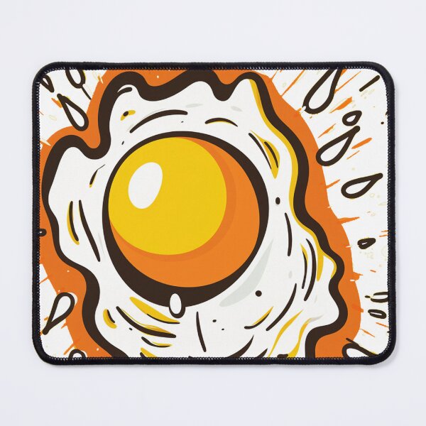 Item preview, Yolk-y Laughs: Adorable Fried Egg - A Breakfast Cartoon Delight designed and sold by griffinequals0c.