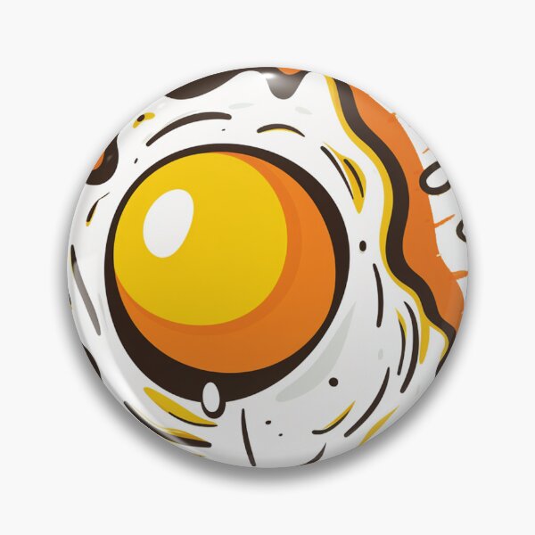 Item preview, Yolk-y Laughs: Adorable Fried Egg - A Breakfast Cartoon Delight designed and sold by griffinequals0c.