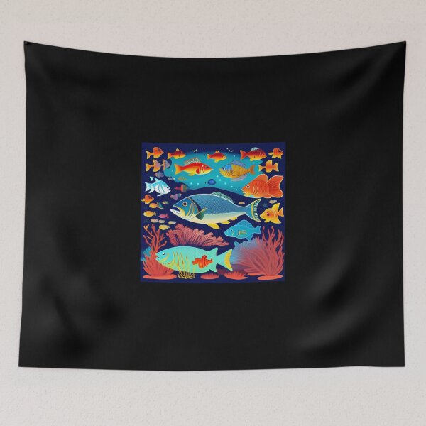 Item preview, Fish stickers designed and sold by Flowerslaps.