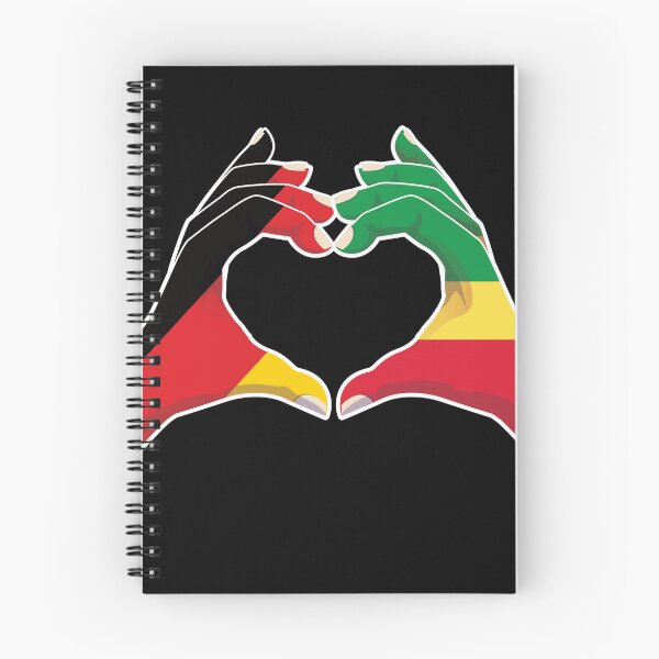 Item preview, Congo Congolese Germany German Love Heart Peace designed and sold by FlagX.