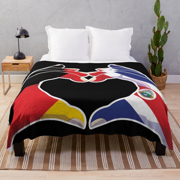 Item preview, Costa Rican Costa Rica Germany German Love Heart Peace designed and sold by FlagX.