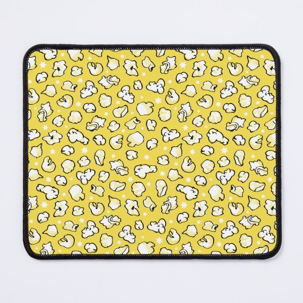 Item preview, Popcorn Party Pattern yellow designed and sold by colorofmagic.