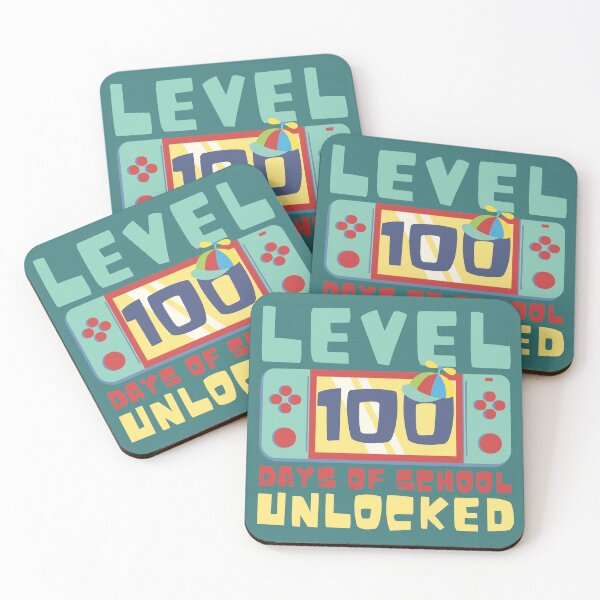 Item preview, Level 100 Days Of School Unlocked Video Games Boys Gamer designed and sold by AB-NewStyle.