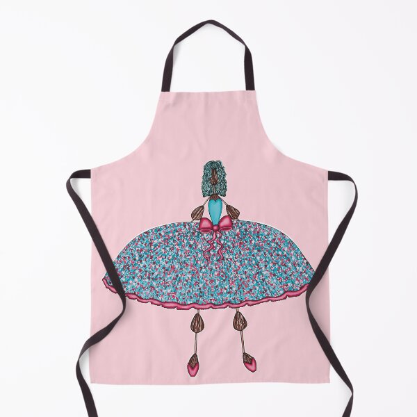 Artikelvorschau, Blaues Tutu mit Herzverzierung entworfen und verkauft von Rohvanah The Drawn Doll.