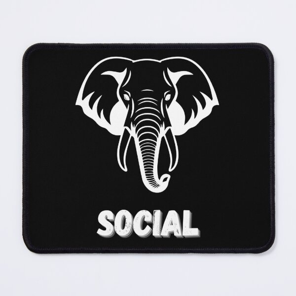 Item preview, Social Elephant designed and sold by Yzakreativ.