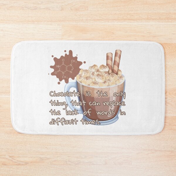 Item preview, Chocolate is the only thing, that can replace the lack of words in difficult times. designed and sold by UnCoverDesign.