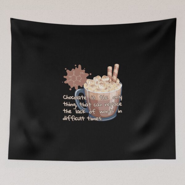 Item preview, Chocolate is the only thing, that can replace the lack of words in difficult times. designed and sold by UnCoverDesign.