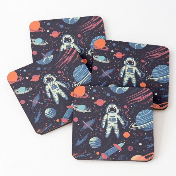 Item preview, Galactic Whimsy: Astronaut Cats and Aliens in Outer Space Adventure designed and sold by griffinequals0c.