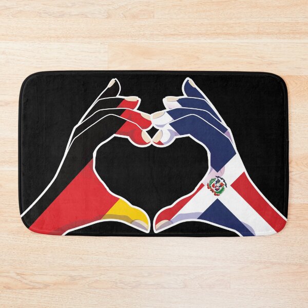 Item preview, Dominican Republic Germany German Love Heart Peace designed and sold by FlagX.