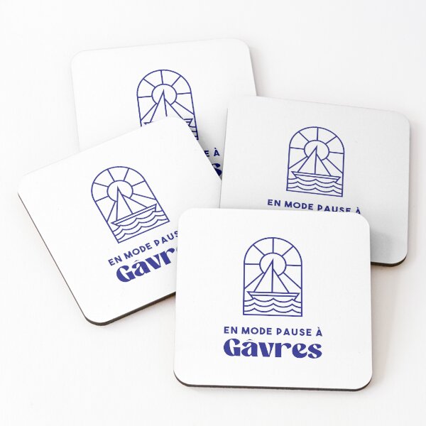 Item preview, Gâvres in pause mode - Brittany Morbihan 56 Sea Holidays Beach designed and sold by Burning Dog.