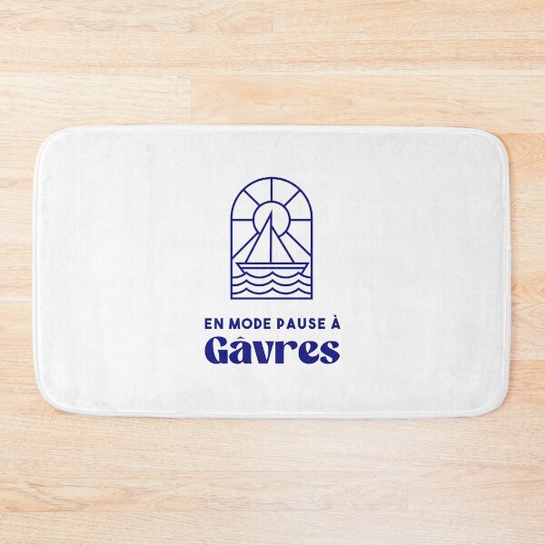 Item preview, Gâvres in pause mode - Brittany Morbihan 56 Sea Holidays Beach designed and sold by Burning Dog.