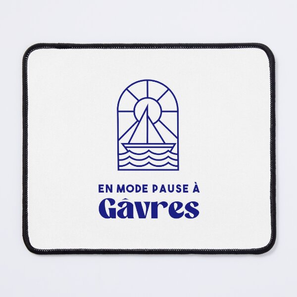 Item preview, Gâvres in pause mode - Brittany Morbihan 56 Sea Holidays Beach designed and sold by Burning Dog.