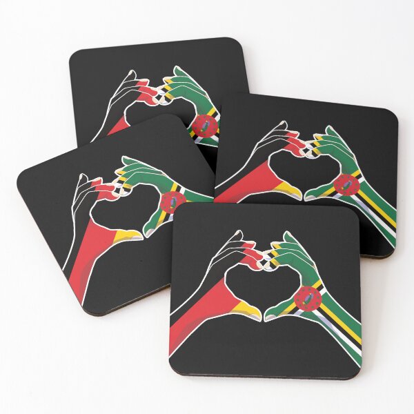 Item preview, Dominica Dominican Germany German Love Heart Peace designed and sold by FlagX.