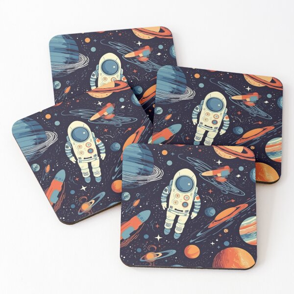 Item preview, Galactic Whimsy: Astronaut Cats and Aliens in Outer Space Adventure designed and sold by griffinequals0c.