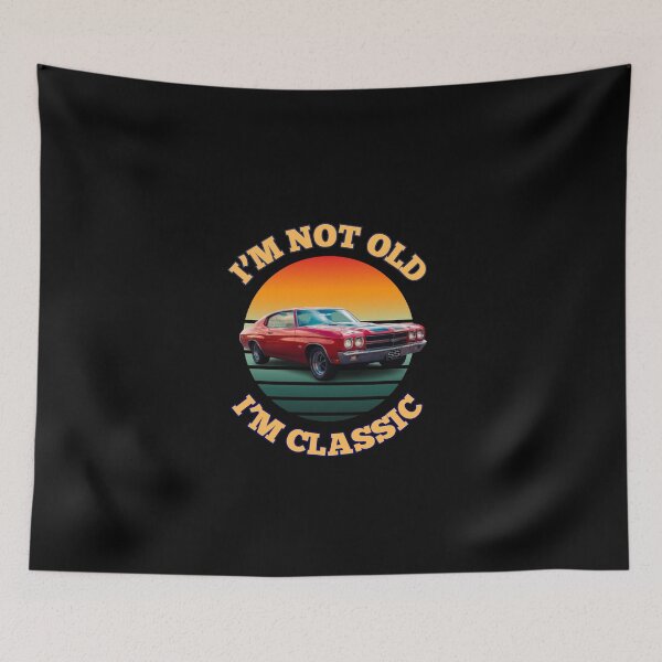 Item preview, American Classic Car I am not old i am classic  designed and sold by MariaFrancisco.