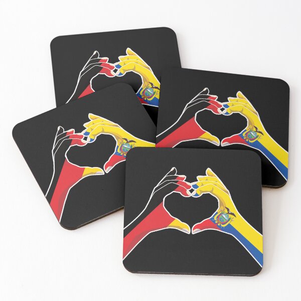 Item preview, Ecuador Ecuadorian Germany German Love Heart Peace designed and sold by FlagX.