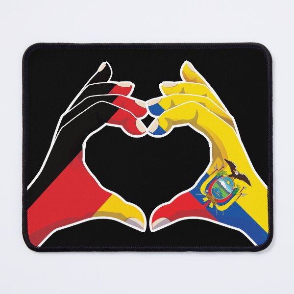 Item preview, Ecuador Ecuadorian Germany German Love Heart Peace designed and sold by FlagX.
