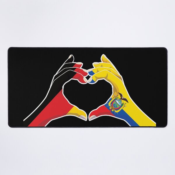 Item preview, Ecuador Ecuadorian Germany German Love Heart Peace designed and sold by FlagX.