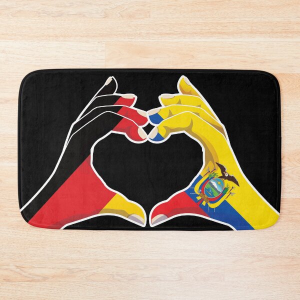 Item preview, Ecuador Ecuadorian Germany German Love Heart Peace designed and sold by FlagX.