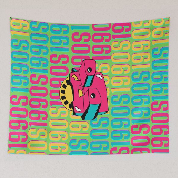 Item preview, 1990s retro design 20 - Green Background designed and sold by PunjabanJatti.