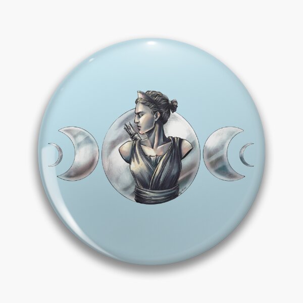 Item preview, Artemis Moon Goddess Pale Blue Variant designed and sold by I-Am-Daley.