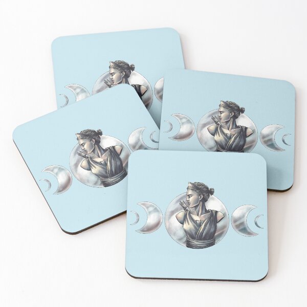 Item preview, Artemis Moon Goddess Pale Blue Variant designed and sold by I-Am-Daley.