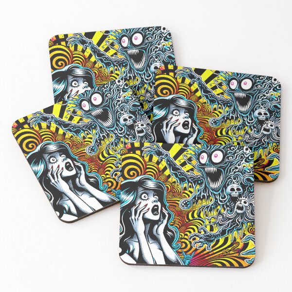 Item preview, Trippy Psychedelic Ghostly Phantom designed and sold by AIPixelMaster.