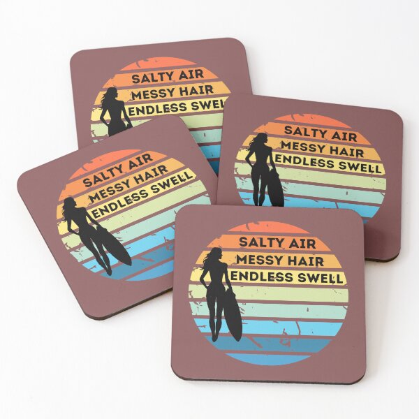 Item preview, A Girl Who Likes Surfing Retro Graphic T-Shirt designed and sold by Cool Ts .