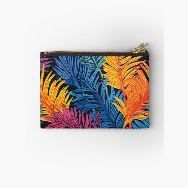 Item preview, Colorful tropical palm fronds print designed and sold by dcrc.