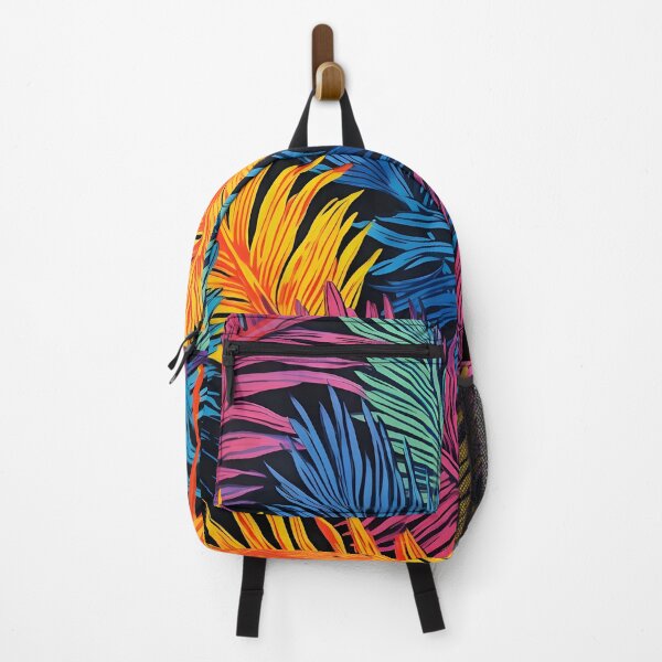 Item preview, Colorful tropical palm fronds print designed and sold by dcrc.