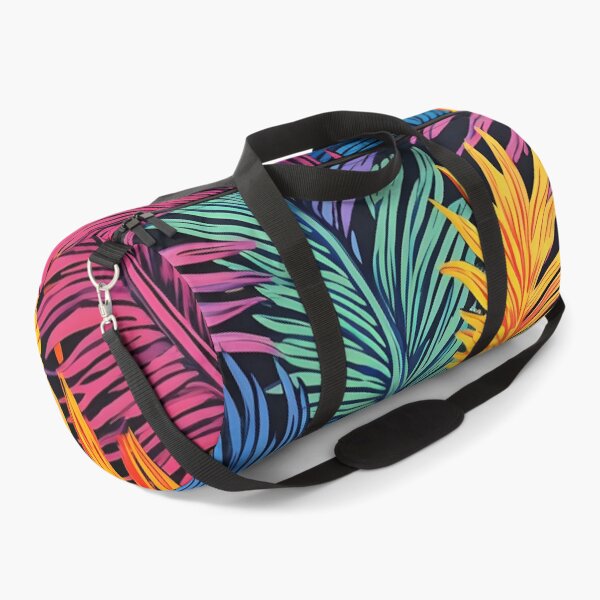 Item preview, Colorful tropical palm fronds print designed and sold by dcrc.