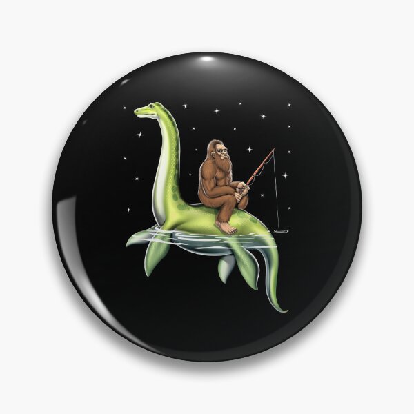 Item preview, Bigfoot Loch Ness Monster Fishing designed and sold by underheaven.